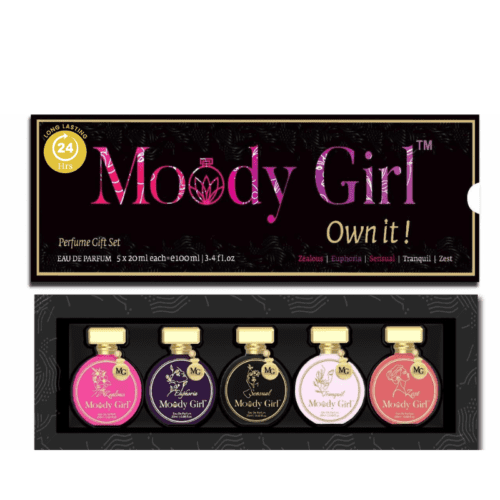 Moody Girl Luxury Perfume Gift Set for Women | Pack of 5 (20ml each)