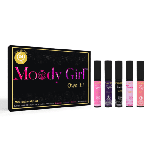 Moody Girl Luxury Pocket Perfume Gift Set for Women | Pack of 5 (3ml each)